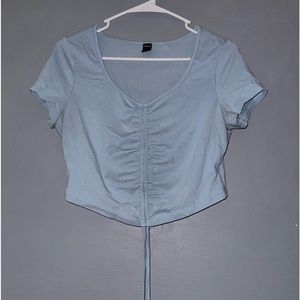 Size L blue top!